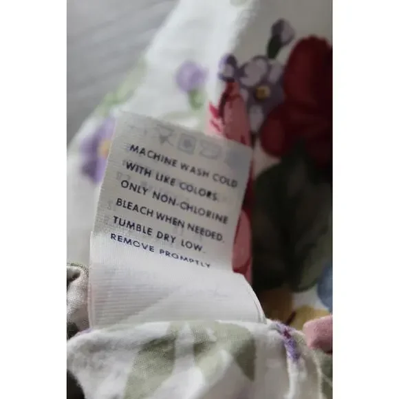 Vintage Polly Flinders 6X Girls Floral Dress Peter Pan Collar Smocked - Picture 6 of 9